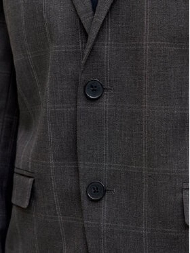 Jack & Jones Garnitur Franco 12183530 Szary Super Slim Fit