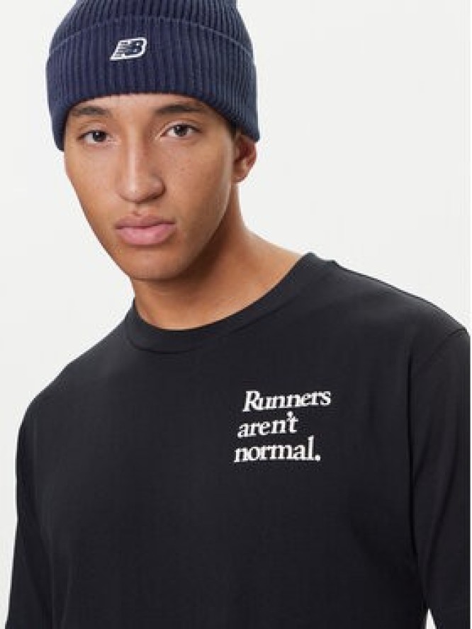 New Balance T-Shirt MT53921 Czarny Regular Fit