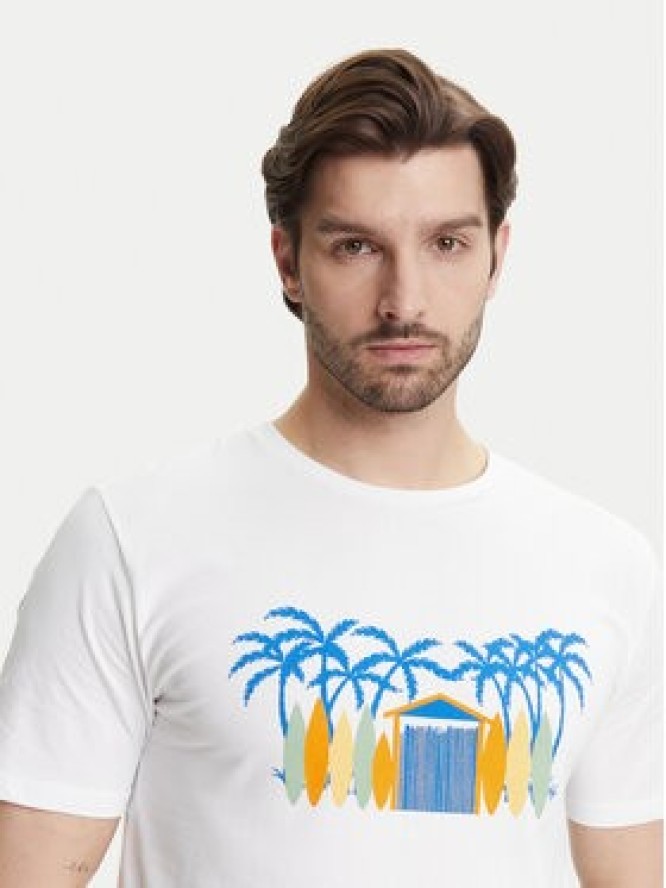 Ysabel Mora T-Shirt 90514 Biały Regular Fit