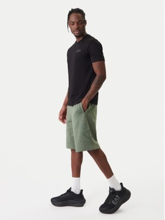 EA7 Emporio Armani Szorty sportowe 7M001491 AF17787 U7235 Zielony Regular Fit