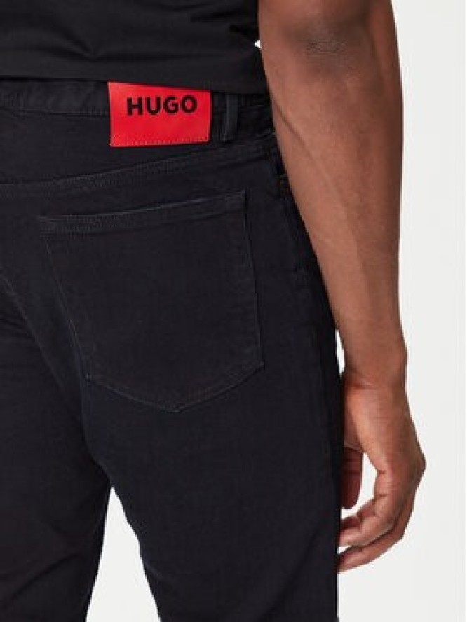 HUGO Jeansy 50542677 Granatowy Slim Fit