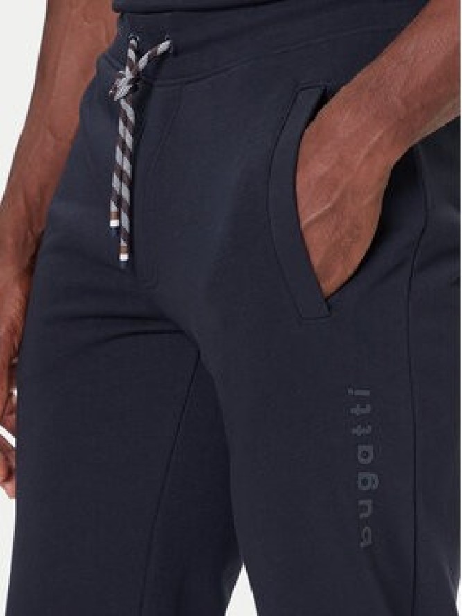 Bugatti Spodnie dresowe 8250-85070D Granatowy Regular Fit