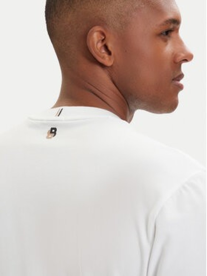 BOSS T-Shirt Open 50560293 Biały Relaxed Fit