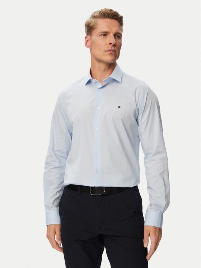 Tommy Hilfiger Koszula MW0MW43749 Niebieski Regular Fit