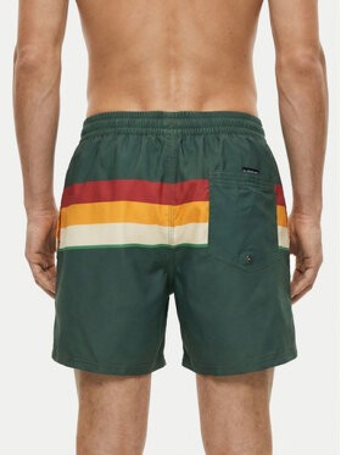 Quiksilver Szorty kąpielowe Everyday Printed Volley 15 EQYJV04219 Zielony Regular Fit