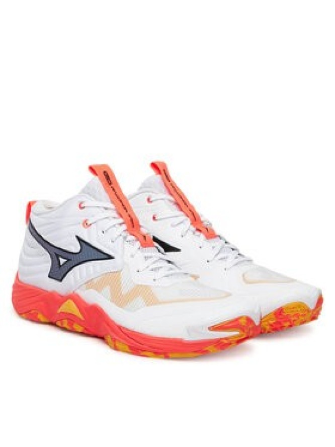 Mizuno Buty halowe Wave Momentum Elite Mid V1GA2517 Pomarańczowy