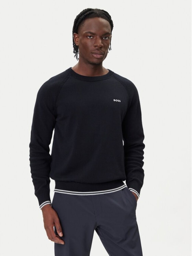 BOSS Sweter K_Zone CN 50541938 Granatowy Regular Fit