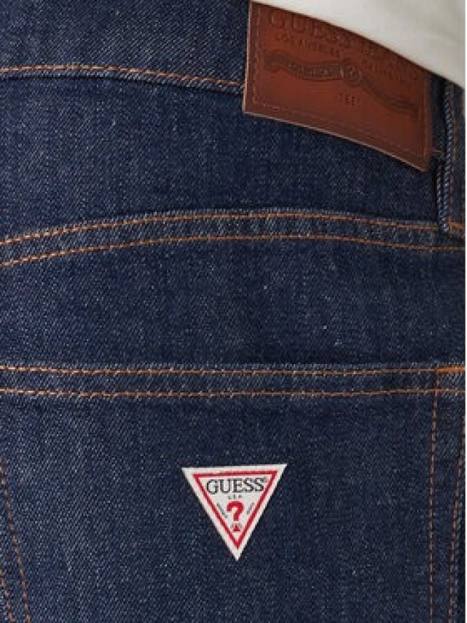 Guess Jeans Jeansy M6RA1B D002G Granatowy Relaxed Fit