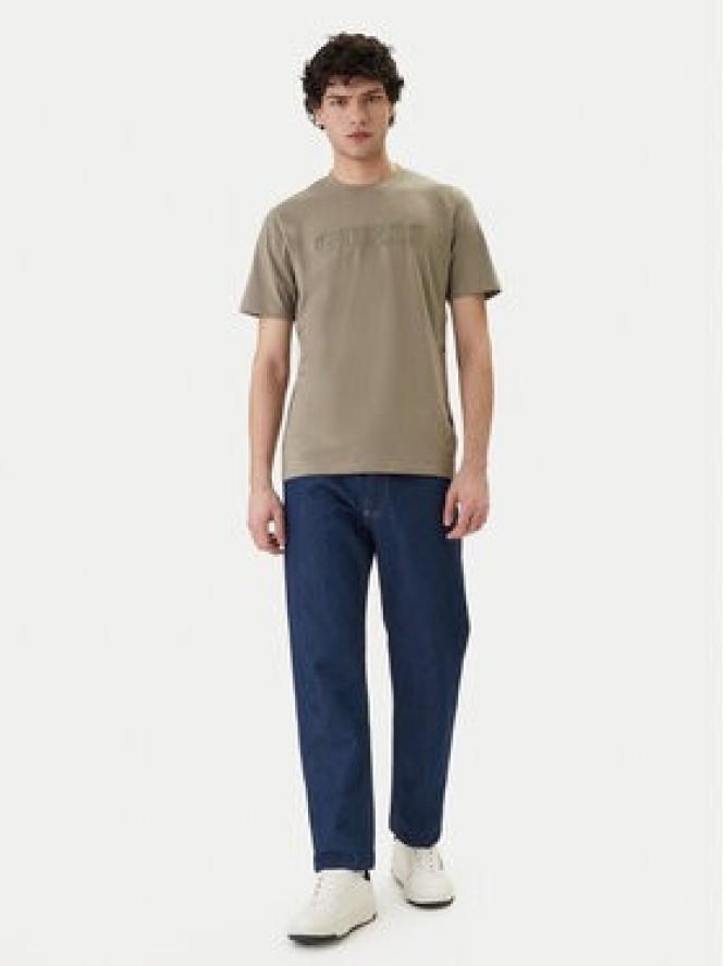 Guess T-Shirt Z2YI11 J1314 Khaki Regular Fit