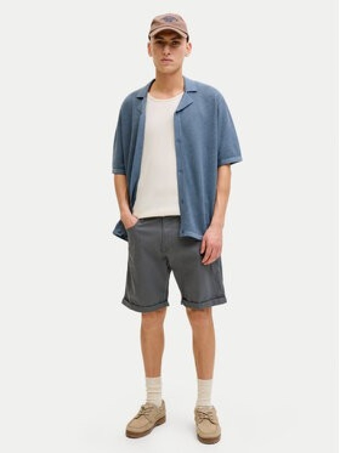 Jack & Jones Szorty jeansowe Rick 12288485 Szary Regular Fit