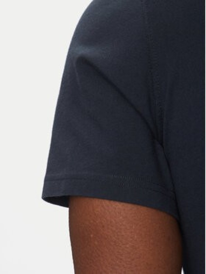 Barbour T-Shirt Tartan MTS0670NY31 Granatowy Tailored Fit