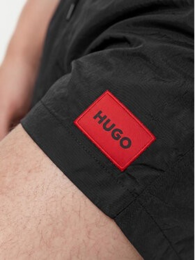 Hugo Szorty kąpielowe Dominica 50493450 Czarny Regular Fit