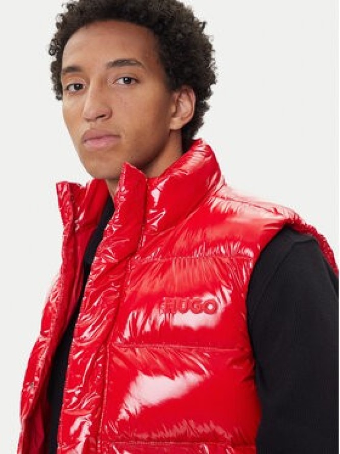 HUGO Kamizelka 50547981 Czerwony Regular Fit