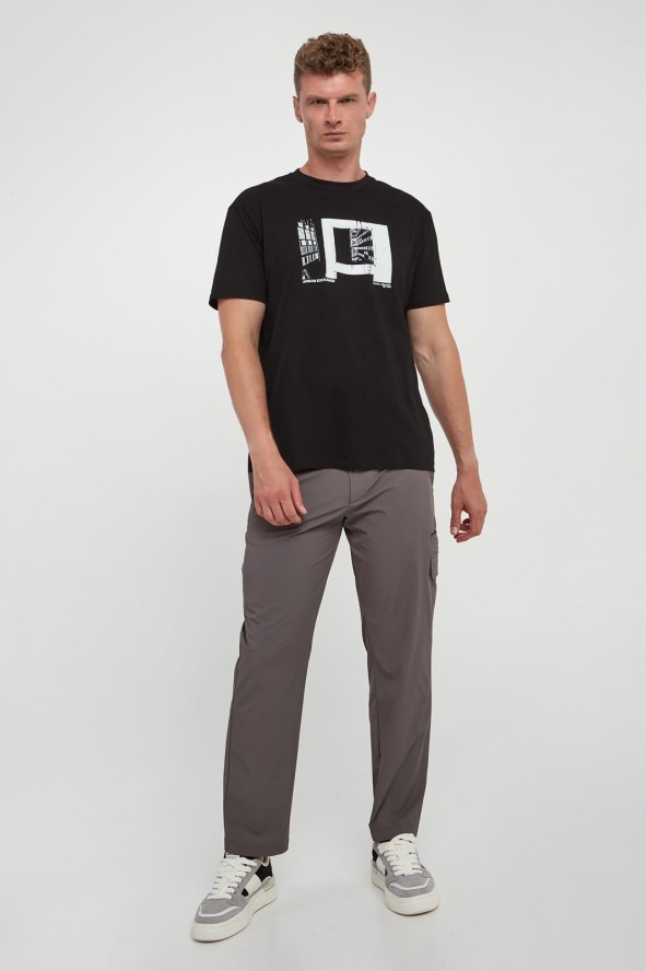 T-shirt męski z nadrukiem ARMANI EXCHANGE