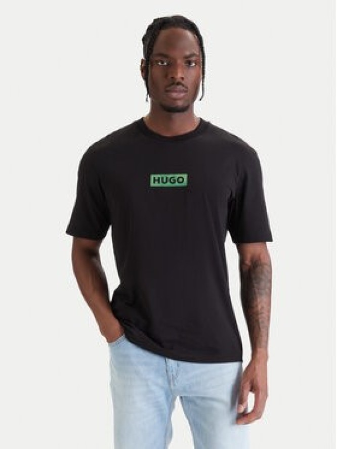 HUGO T-Shirt Nufotee 50560048 Czarny Regular Fit