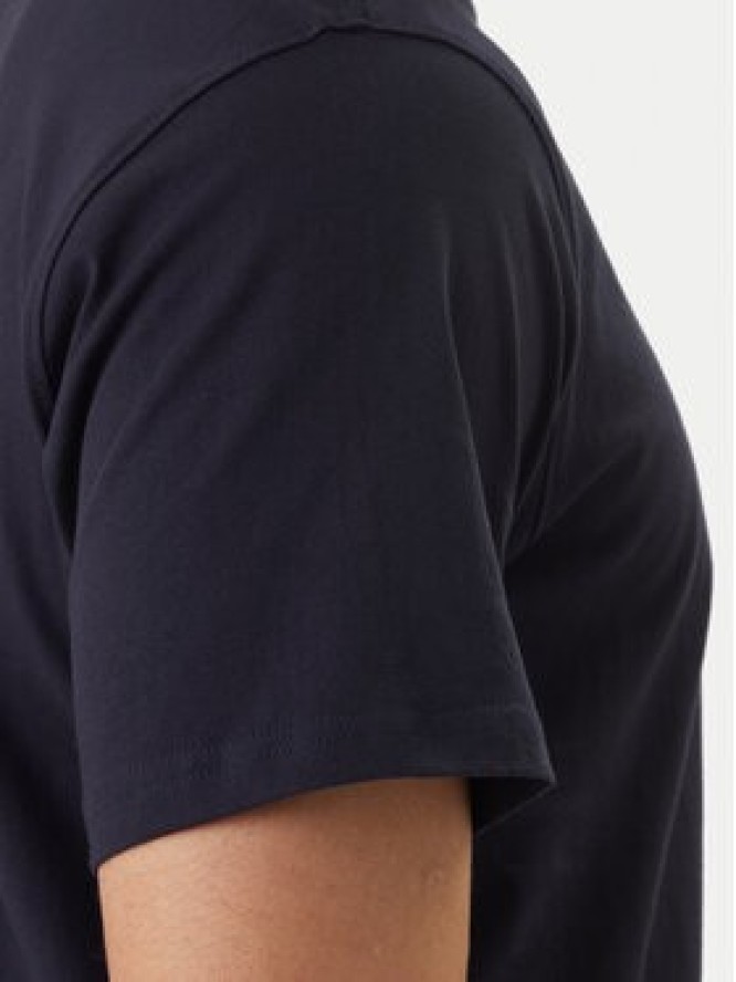 Hunter T-Shirt Essentials HARM0085252 Granatowy Regular Fit