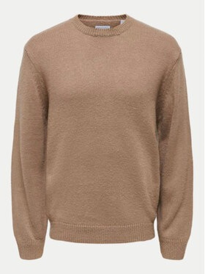Only & Sons Sweter Anthony 22029798 Beżowy Regular Fit