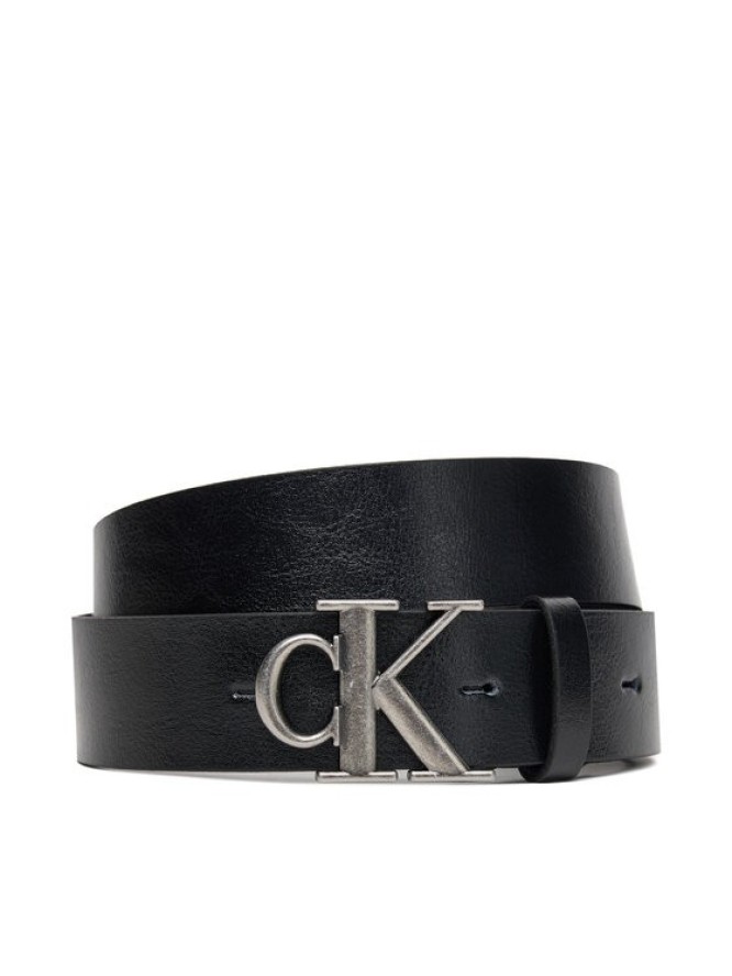 Calvin Klein Pasek Męski Ck Buckle Tumbled 35Mm LV04D7016G Czarny