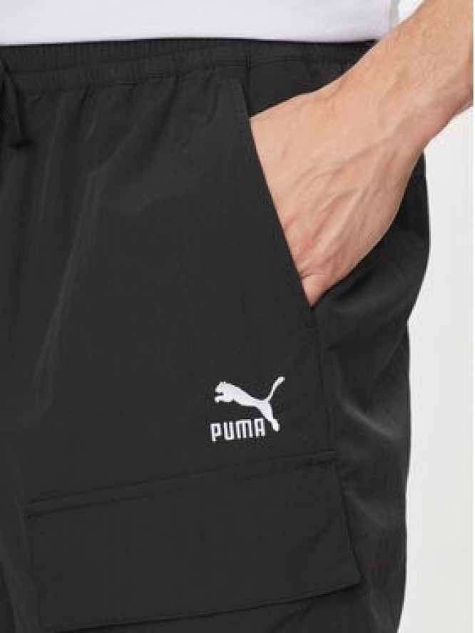 Puma Szorty sportowe Classics 624262 Czarny Relaxed Fit