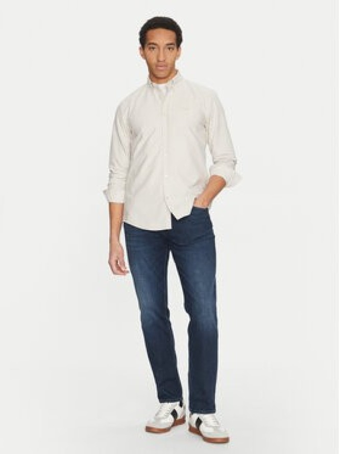 BOSS Koszula Roan 50520275 Beżowy Slim Fit