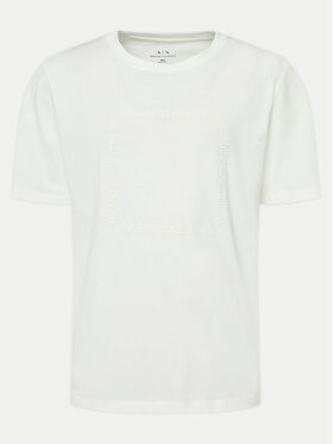 Armani Exchange T-Shirt 6DZTLN ZJ9JZ 1116 Biały Regular Fit