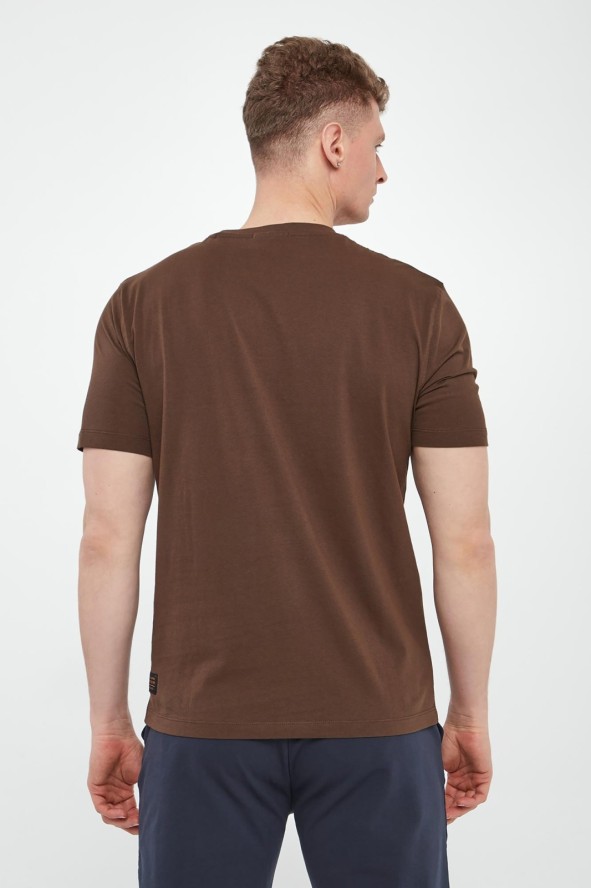 T-shirt męski z grafiką AERONAUTICA MILITARE