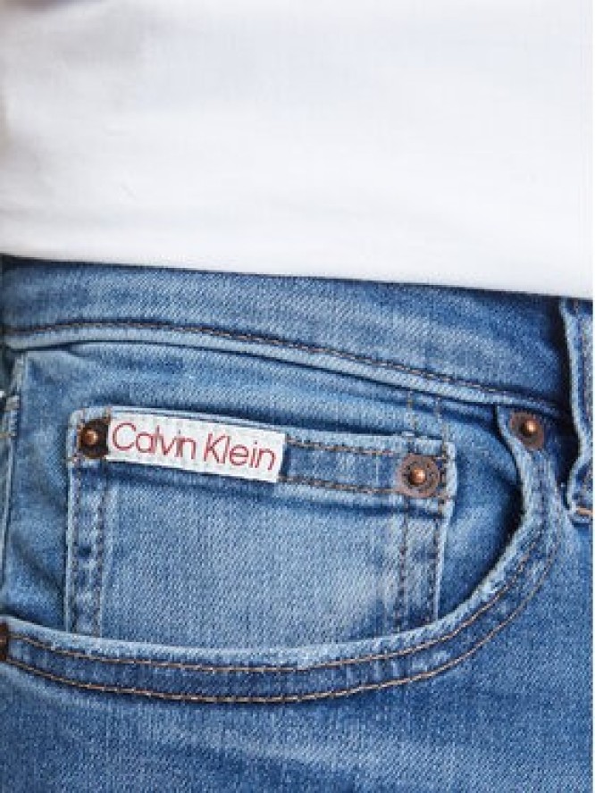 Calvin Klein Jeans Jeansy LV04RB719G Niebieski Skinny Fit