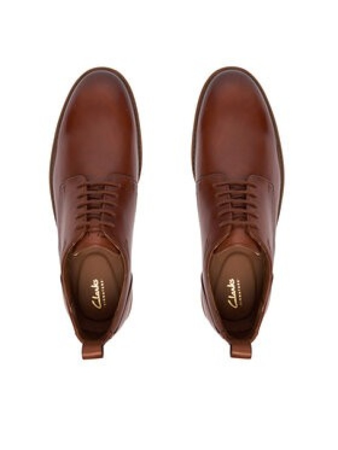 Clarks Półbuty Aldwin Lace 26183252 Brązowy