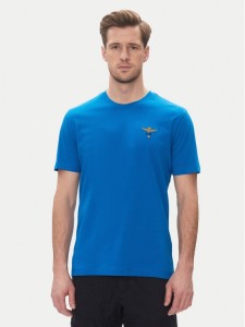 Aeronautica Militare T-Shirt 251TS1580J372 Niebieski Regular Fit
