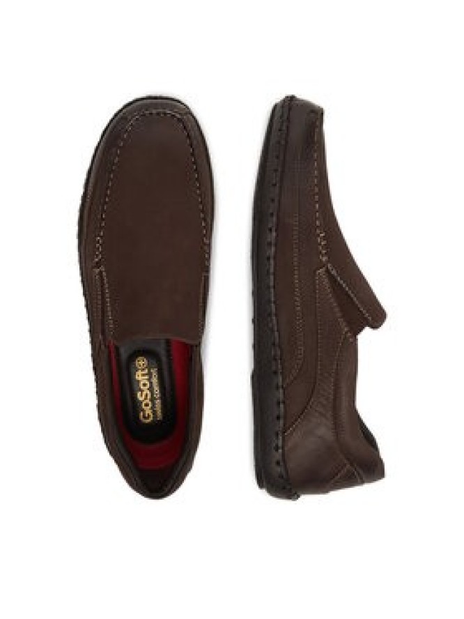 Go Soft Półbuty CEO-WACCO-01 MI18 Brązowy ciemny
