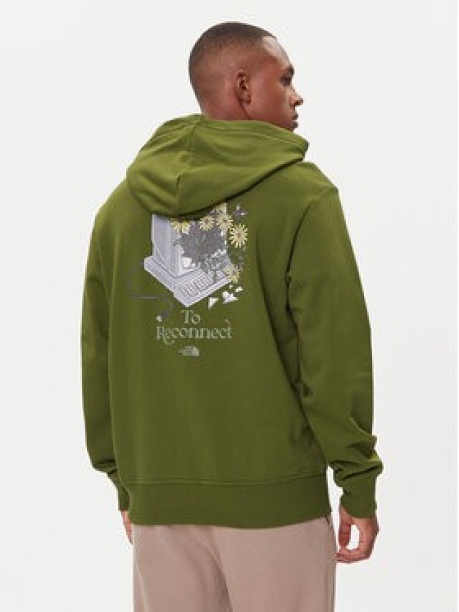 The North Face Bluza Connect NF0A8E40 Zielony Relaxed Fit