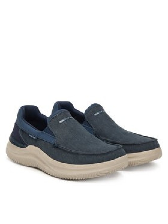 Skechers Półbuty Relaxed Fit: Hasting - Fielden 205066/NVY Granatowy
