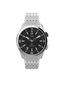 Timex Zegarek Waterbury TW2V49700 Srebrny