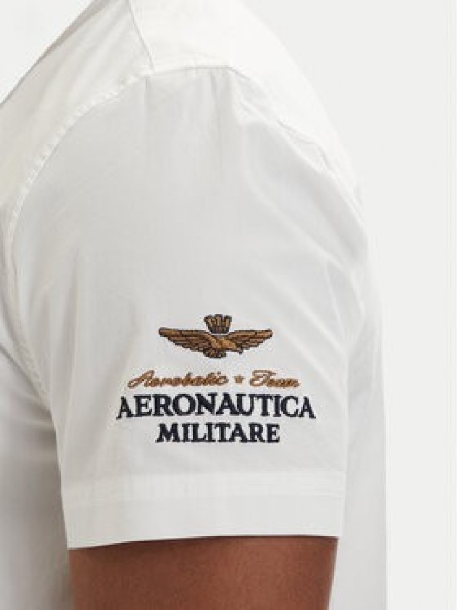 Aeronautica Militare Koszula 261CA1326UCT03288 Biały Regular Fit