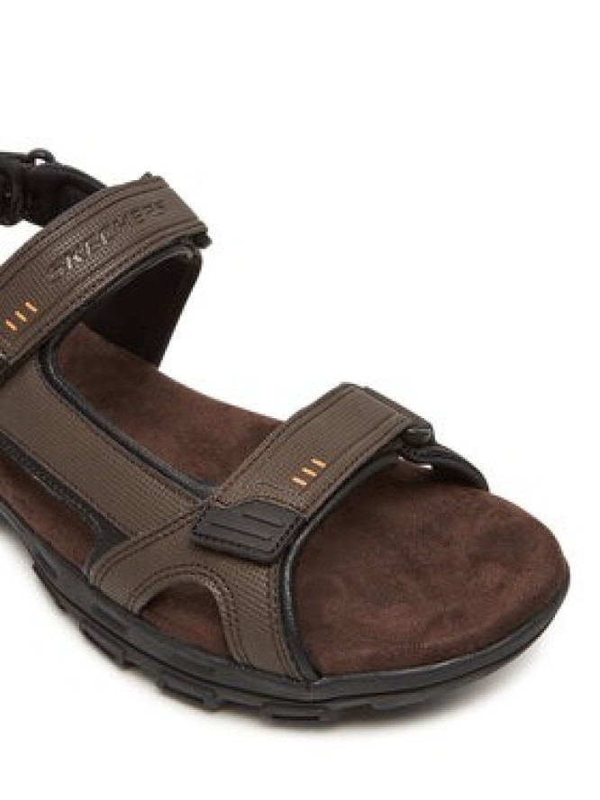 Skechers Sandały Garver-Louden 64487/BRN Brązowy