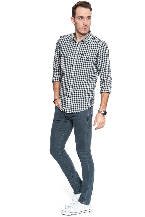 WRANGLER SPODNIE MĘSKIE LARSTON ICE LAKE W18SWF72D 112127664