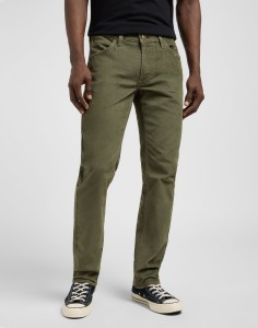 MESKIE SPODNIE LEE DAREN ZIP FLY MERCANTILE GREEN 112370534
