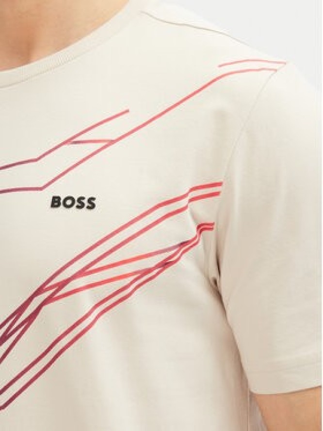 BOSS T-Shirt Beetle 50542048 Beżowy Regular Fit