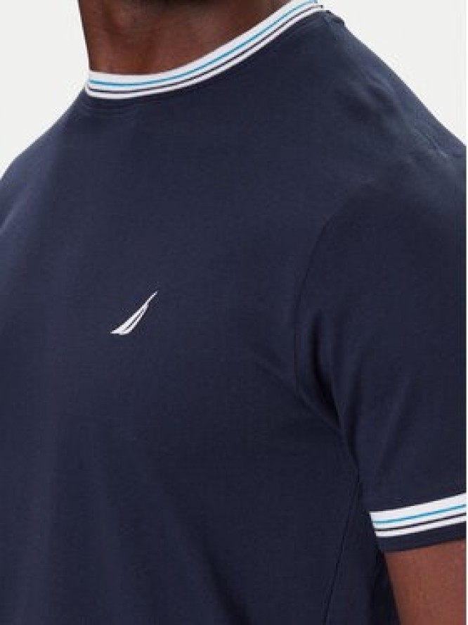 Nautica T-Shirt N1S03440 Granatowy Regular Fit