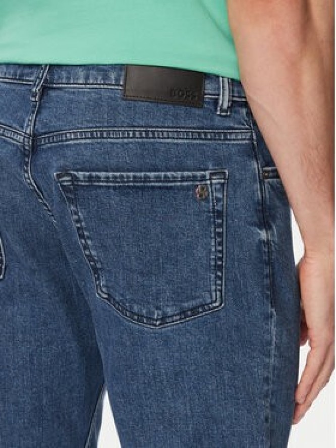 BOSS Jeansy 50559869 Granatowy Skinny Fit
