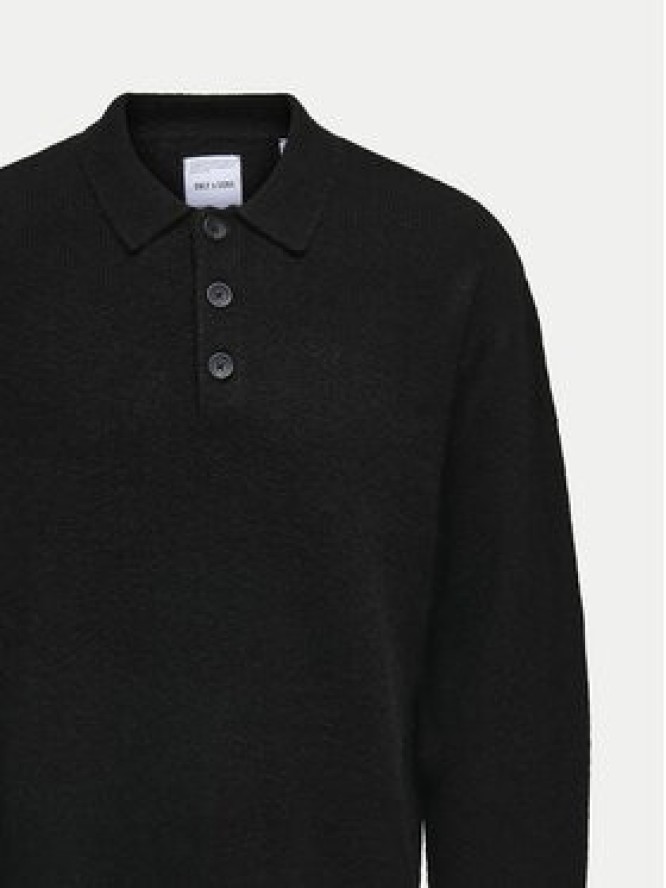 Only & Sons Sweter 22031550 Czarny Regular Fit