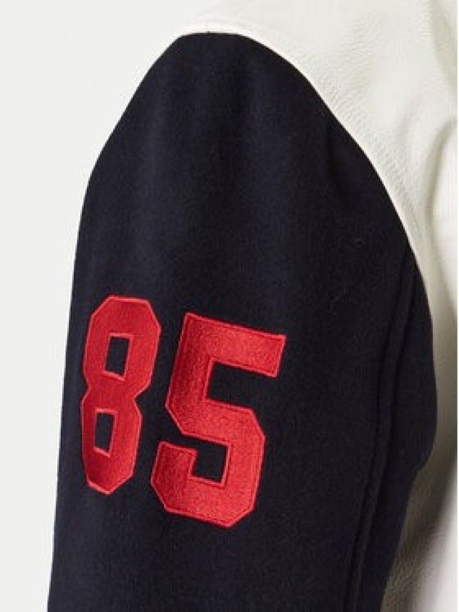 Tommy Hilfiger Kurtka bomber Varsity MW0MW41866 Écru Regular Fit