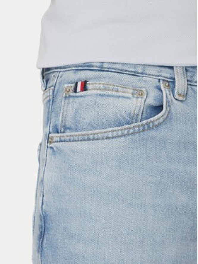 Tommy Hilfiger Jeansy Denton MW0MW38813 Niebieski Straight Fit