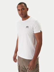Alpha Industries T-Shirt Basic 188505 Biały Regular Fit