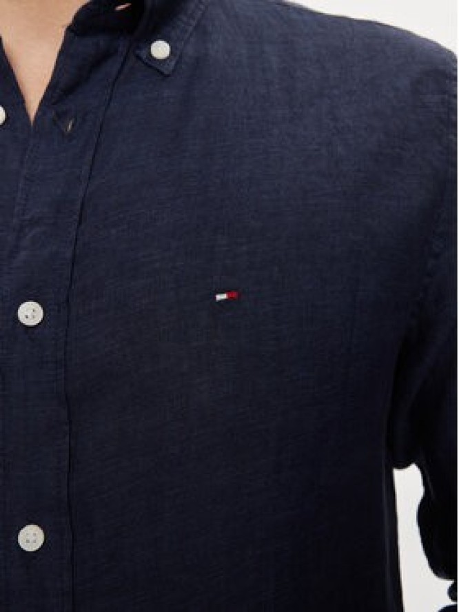 Tommy Hilfiger Koszula MW0MW34602 Granatowy Regular Fit