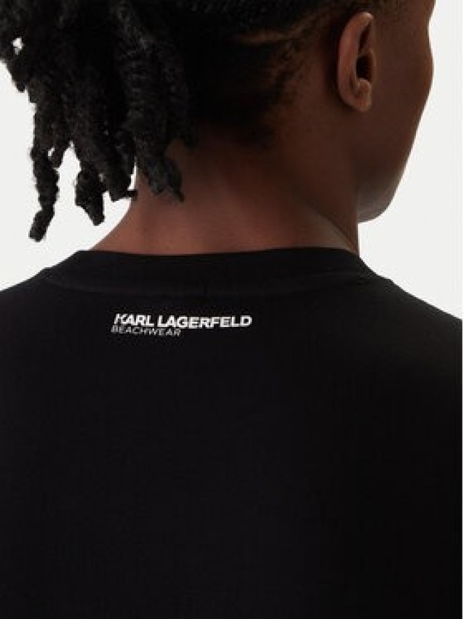 KARL LAGERFELD T-Shirt A2M46038 Czarny Regular Fit