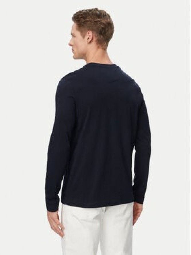 Tommy Hilfiger Longsleeve Script Stack MW0MW43225 Granatowy Regular Fit