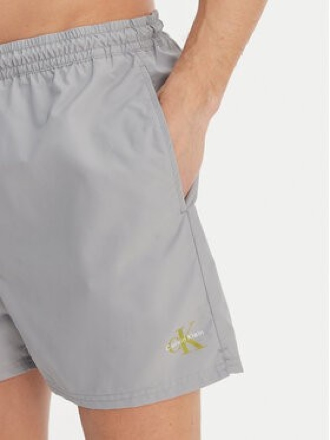 Calvin Klein Swimwear Szorty kąpielowe LV00N61045 Szary