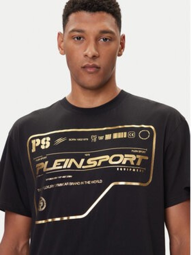 Plein Sport T-Shirt FAEC MTK8373 STE001N Czarny Loose Fit