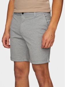 Jack & Jones Szorty materiałowe Jpstmarco 12249321 Szary Slim Fit